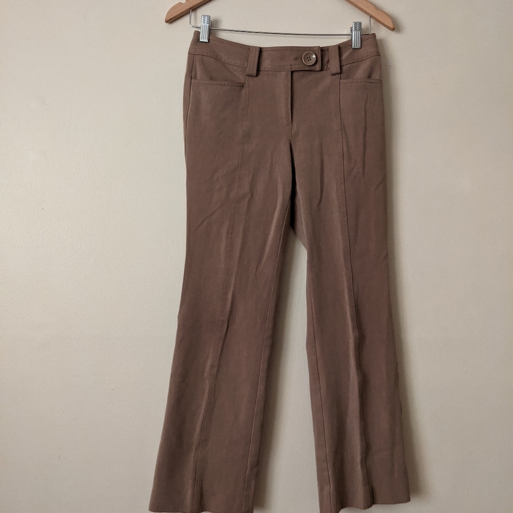 Talbots Brown/tan petite stretch pants